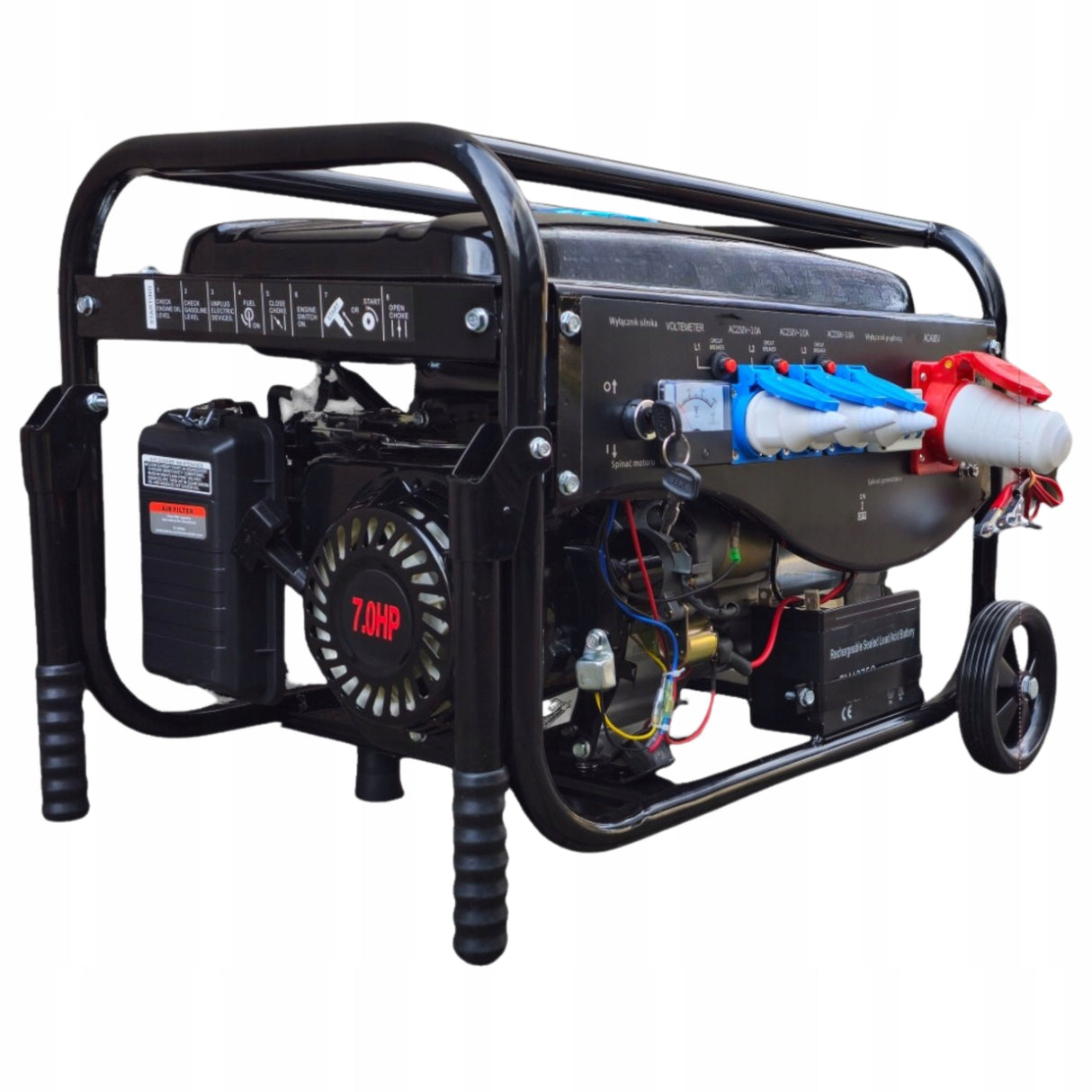 Agregat Prądotwórczy 5,2kW Generator Prądu Zestaw Prezent