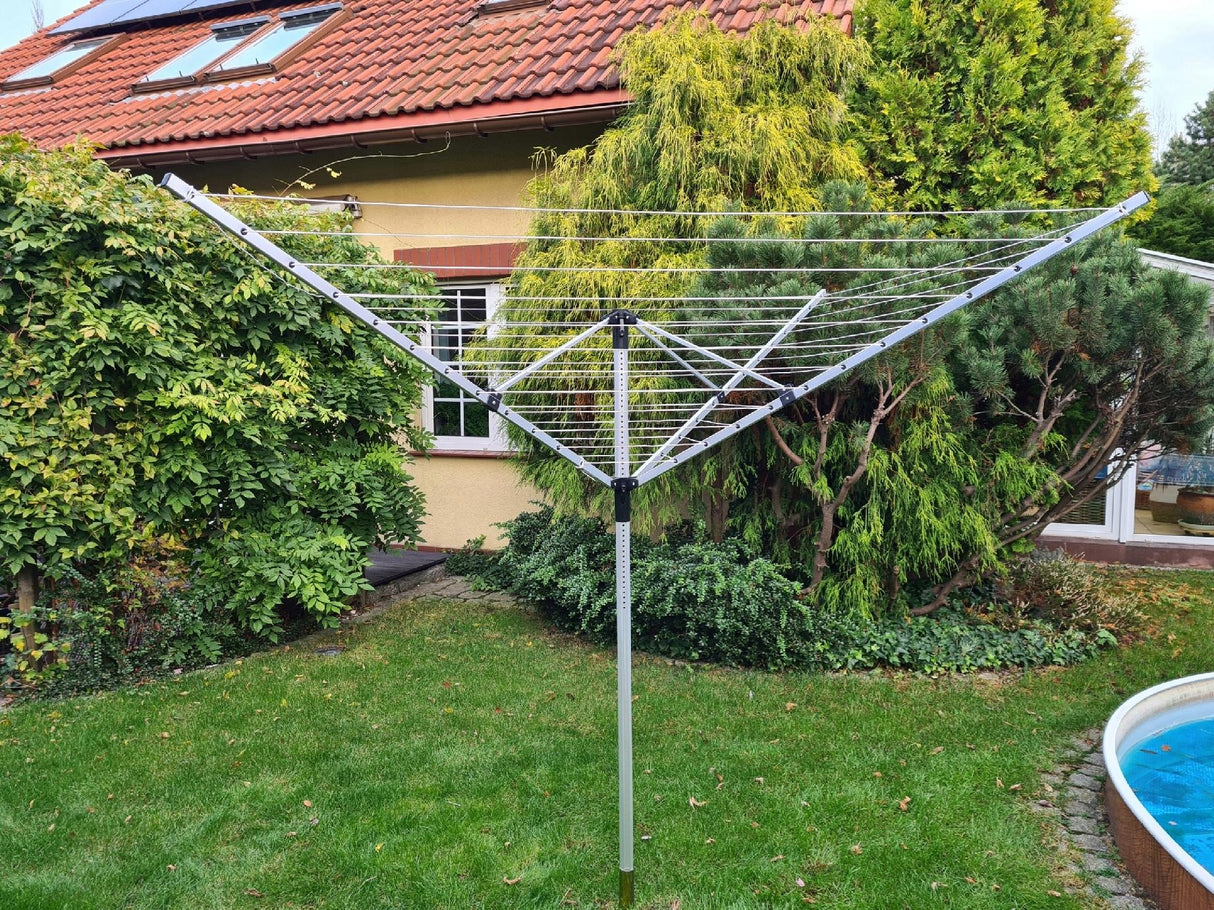 Suszarka Na Pranie + Pokrowiec XXL 50m 180cm Porządna Duża Regulowana