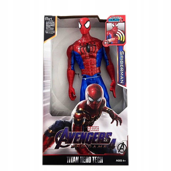 SPIDERMAN DUŻA FIGURKA SPIDER MAN ŚWIATŁO DŹWIĘK Prezent Święta Dla Dziecka