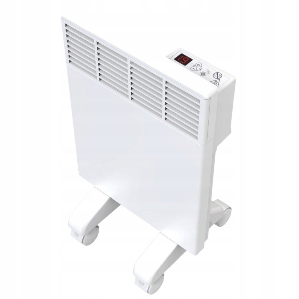 Grzejnik Ścienny Elektryczny Termostat Programator Konwektor 2500W Biały