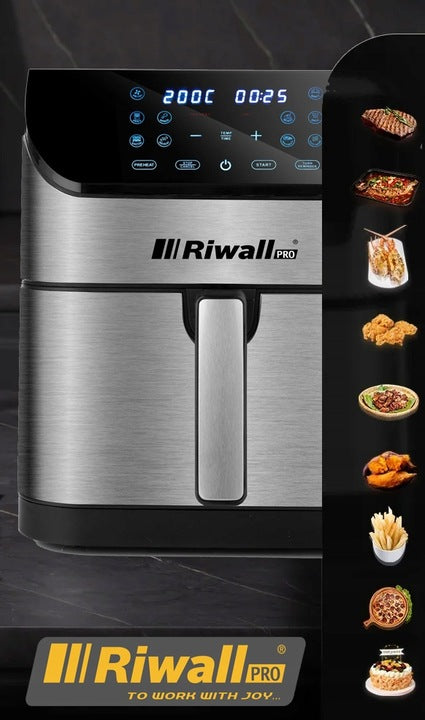 Frytkownica Beztłuszczowa 10 Programów Frytownica 1800W 8L Poj. Riwall