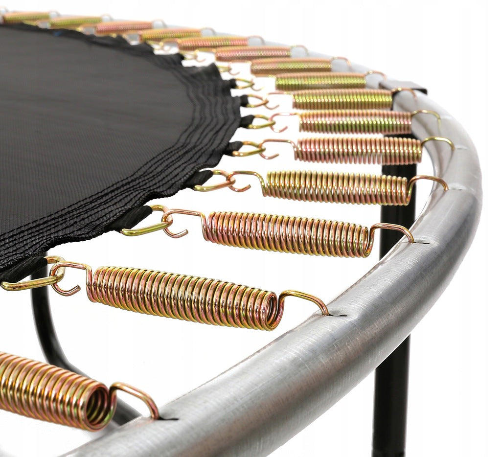 TRAMPOLINA OGRODOWA PREMIUM z Siatką Ochronną 374CM 12FT (365-374cm) POVES