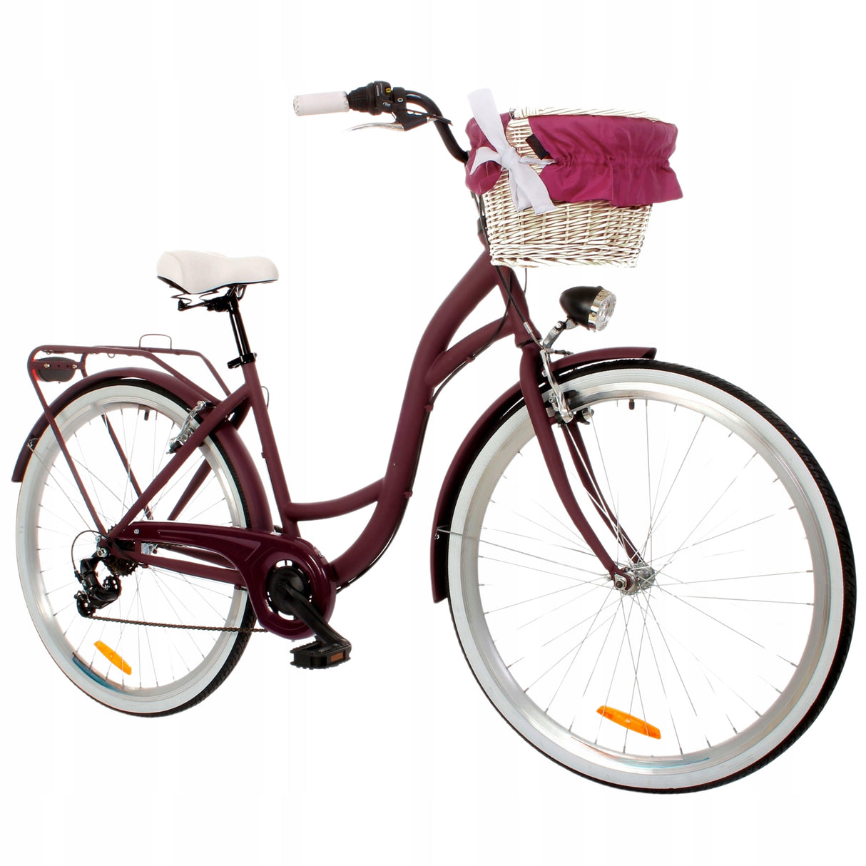 Rower Miejski Damski Lekki Damka SHIMANO 7 WARIANTY Koło 28" Cali
