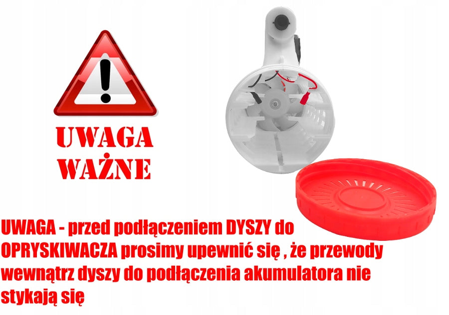 Opryskiwacz Zamgławiacz Elektryczny Plecakowy Turbo Dysza Akumulatorowy 16L