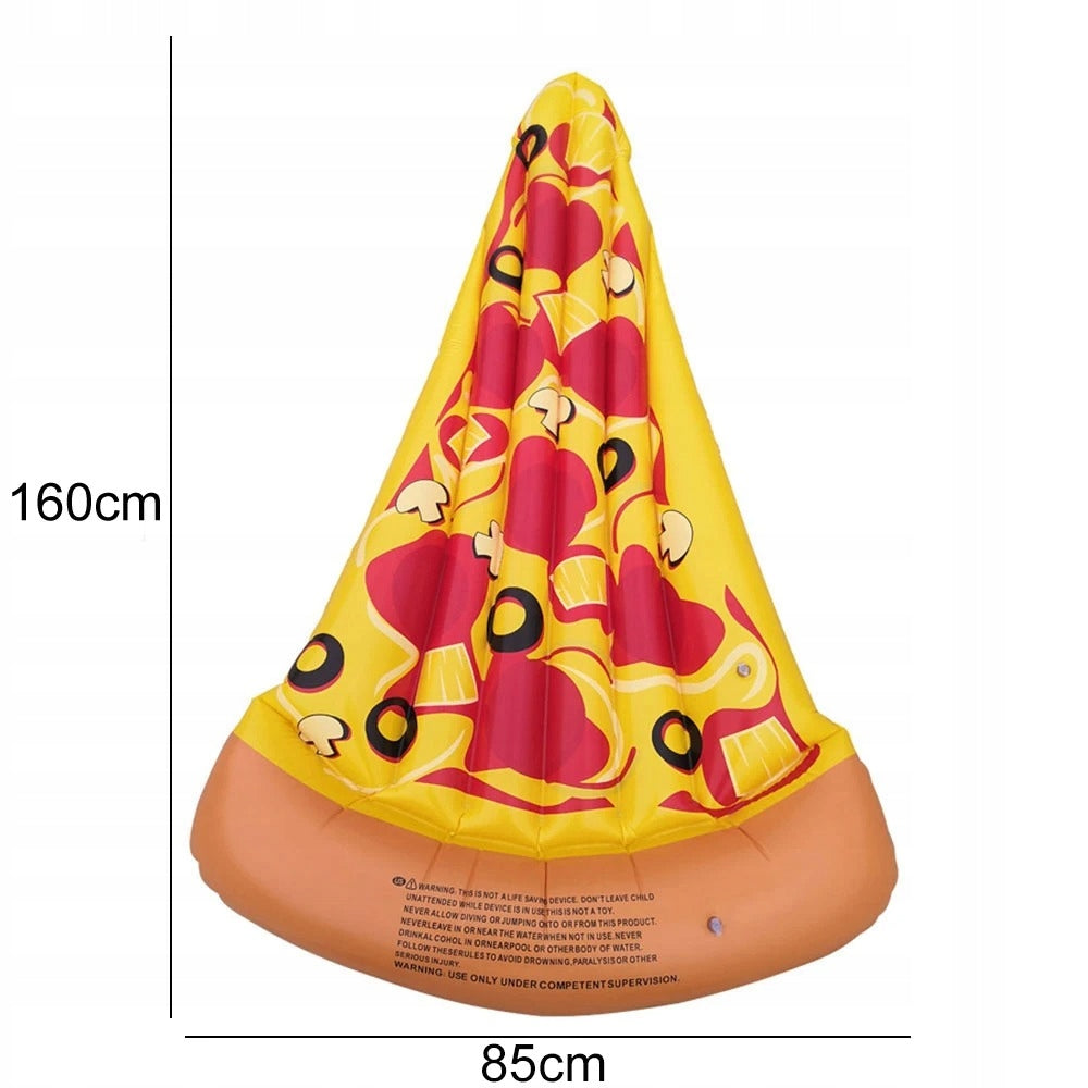 Pizza Dmuchana Pływak Wodny Nadmuchiwany Plażowy na Basen 160 cm x 85 cm