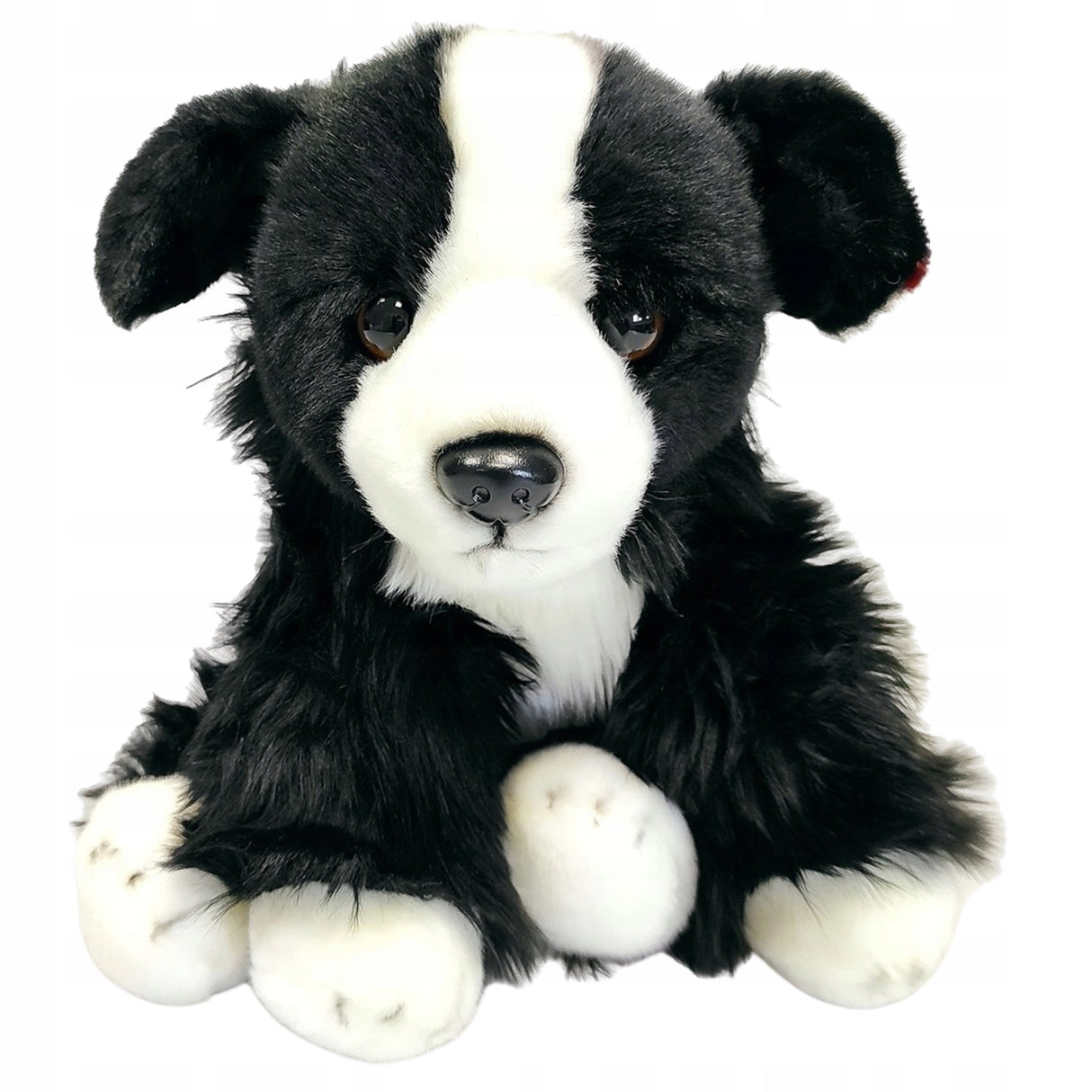 Maskotka Pluszak Piesek Border Collie Pies na Prezent Czarno-Biały 26 cm