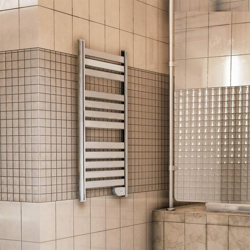 Grzejnik Łazienkowy Poves 9000 Twin Towel White Wieszak LED IP24 500W