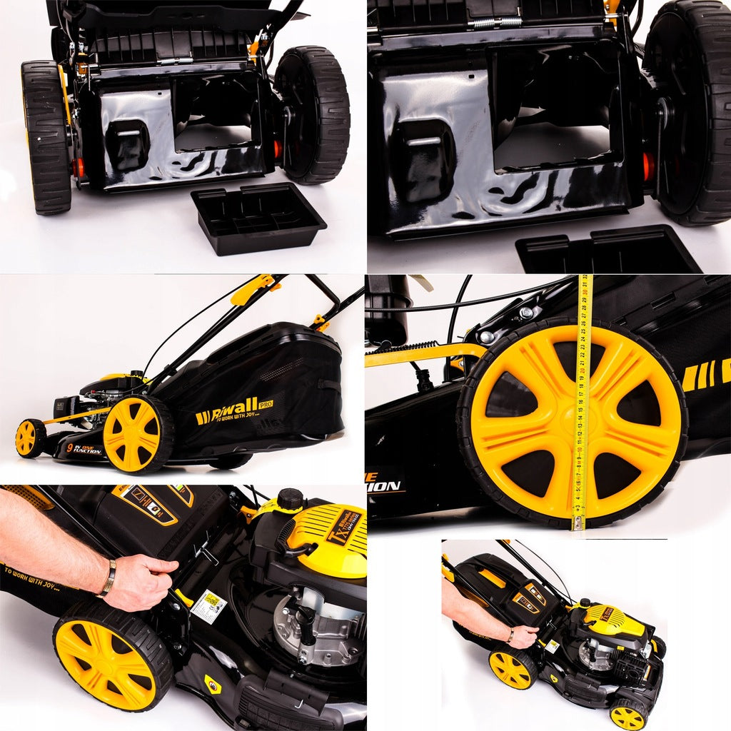 Kosiarka Spalinowa z Napędem 5190 MOCNA Z 2 NOŻAMI + OLEJ 51CM 9w1