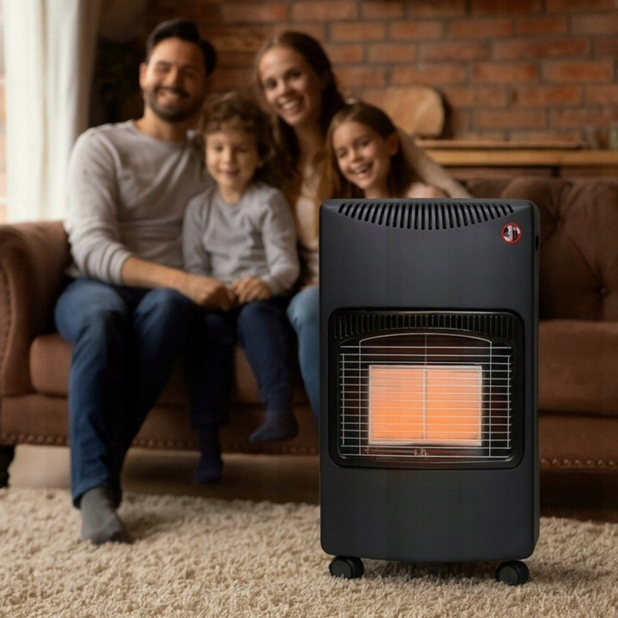 Piecyk Gazowy Grzejnik na Butle Gaz Zestaw 4,2kW Piec Reduktor Wąż LPG
