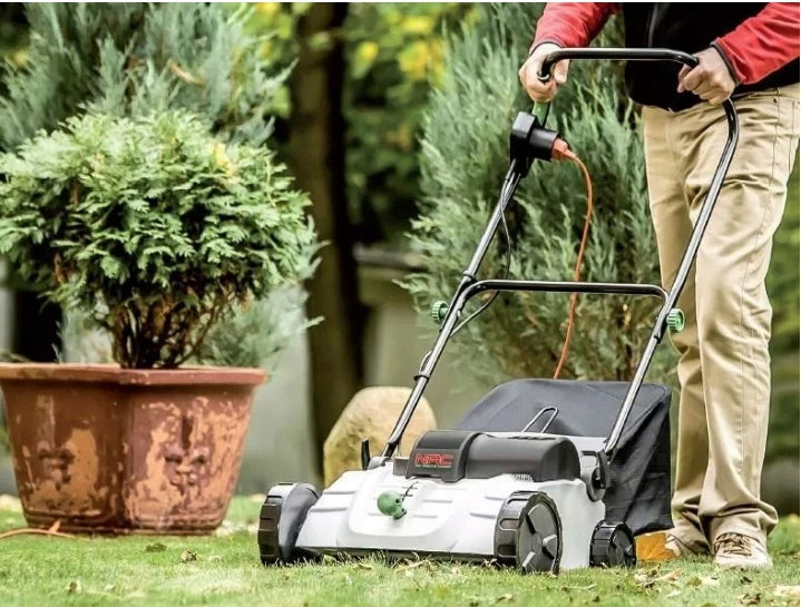 Aerator Elektryczny Areator Wertykulator 1400W 3w1 32 cm Aeracja Z Koszem