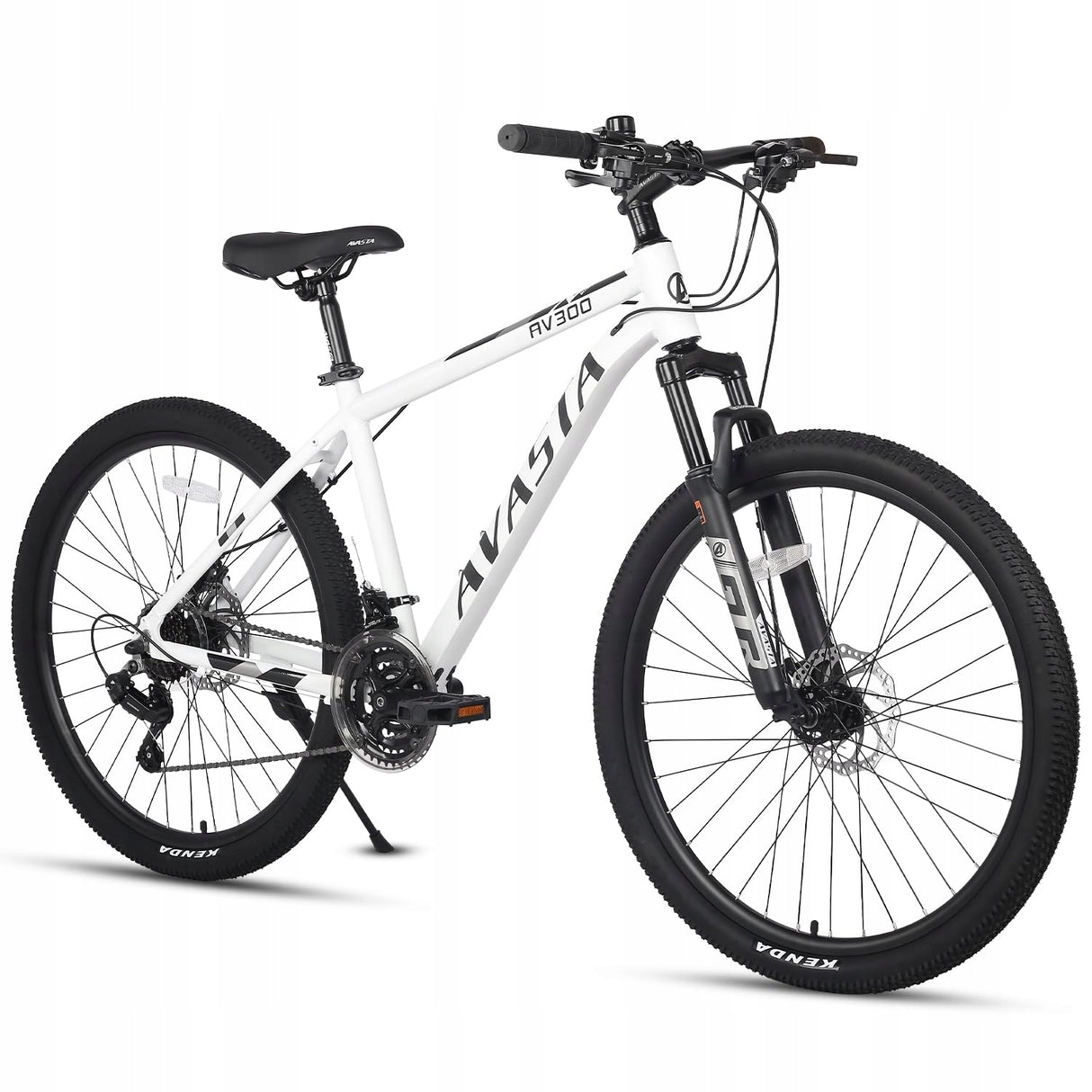 Rower HUFFY EXTENT 26 Biały Połysk MTB 21 Biegów Tarcze Aluminiowa Rama