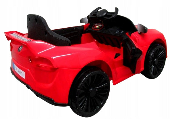 Sportowe Auto na Akumulator Cabrio Z6 2 Silniki Zdalnie Sterowany Czerwony