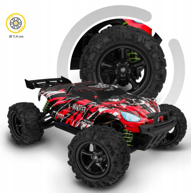 Samochód RC 4x4 Zdalnie Sterowany 30km/h 2 Akumulatory 100m Zasięg