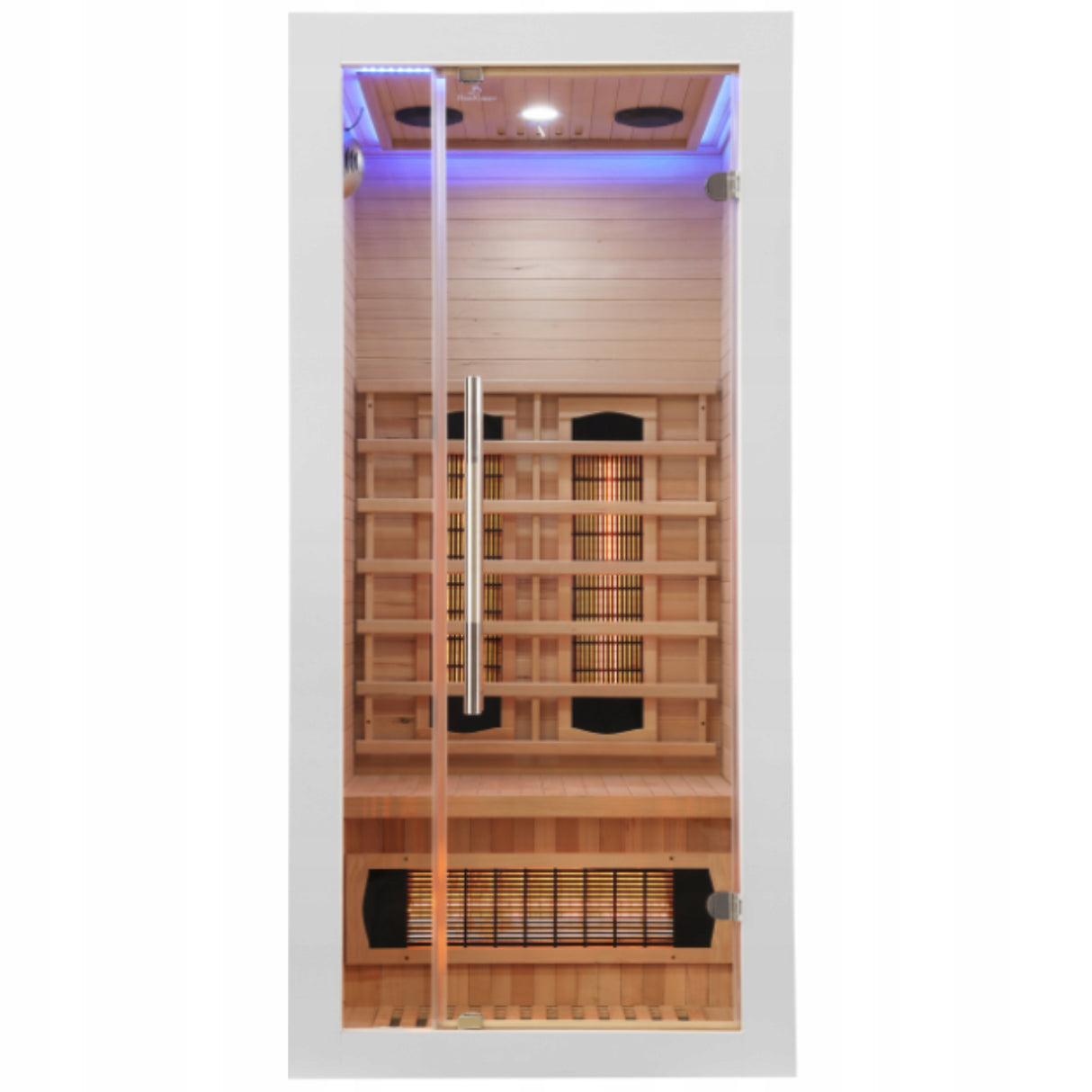 Sauna Jednoosobowa Infrared na 1 Osobę Domowe Spa Aurora Heat Biała
