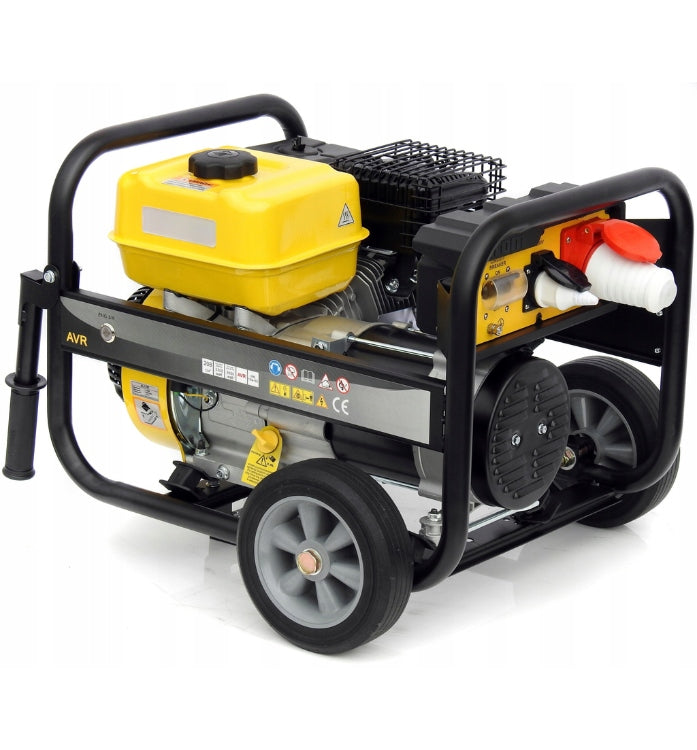 Agregat Generator Prądu Trójfazowy Benzynowy 3600W AVR Dual Power Prezent