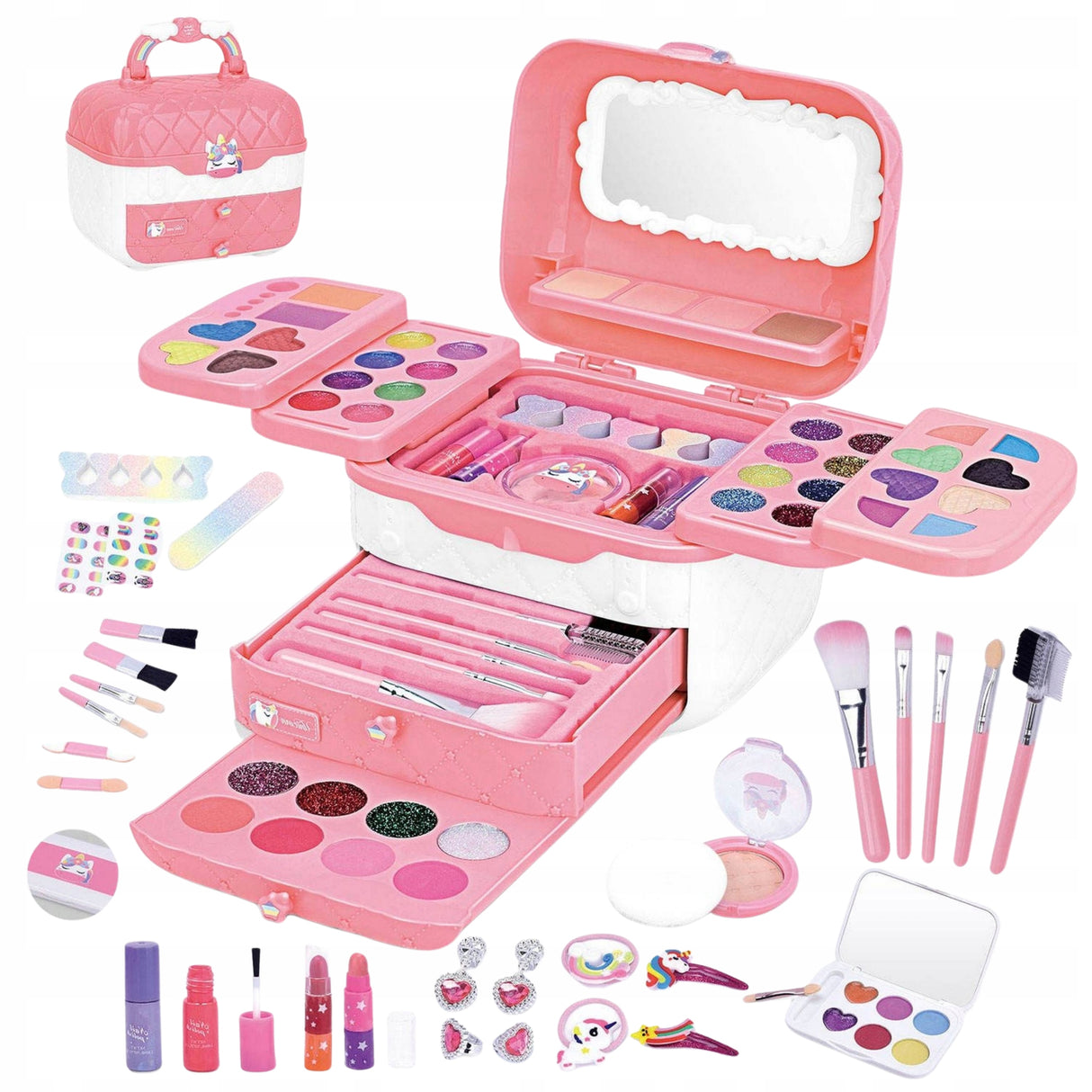 Kuferek z Kosmetykami Zestaw Beauty dla Dziewczynki dla Małej Księżniczki
