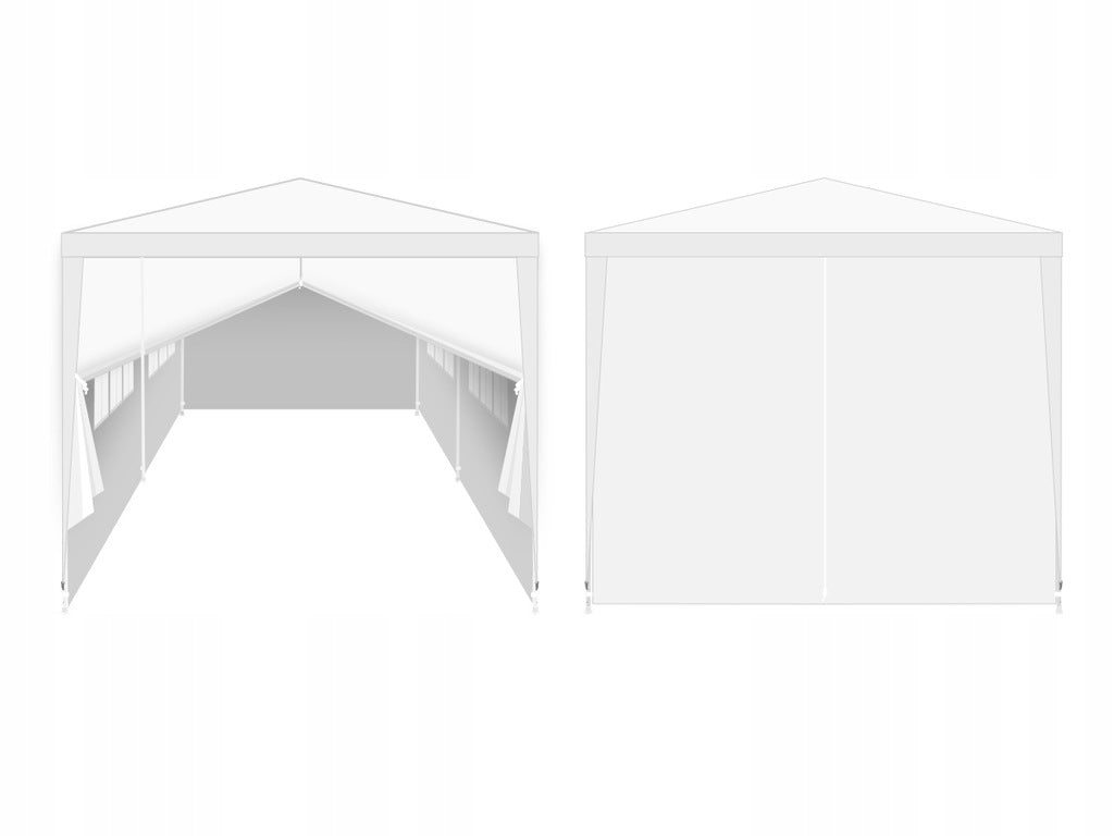 PAWILON OGRODOWY ALTANA 6x3m NAMIOT HANDLOWY IMPREZOWY CATERINGOWY 6 ścian