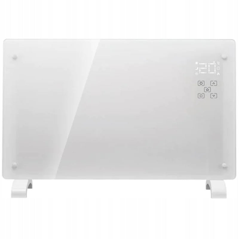 Grzejnik Konwektorowy Elektryczny Szklany Termostat Konwektor Led WiFi Eco