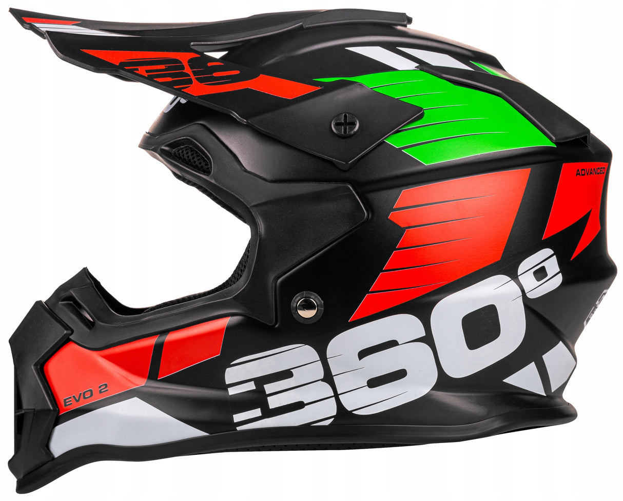Kask XS Cross Enduro Homologacja ECE Lekki MTB ATV na Quad Hulajnogę