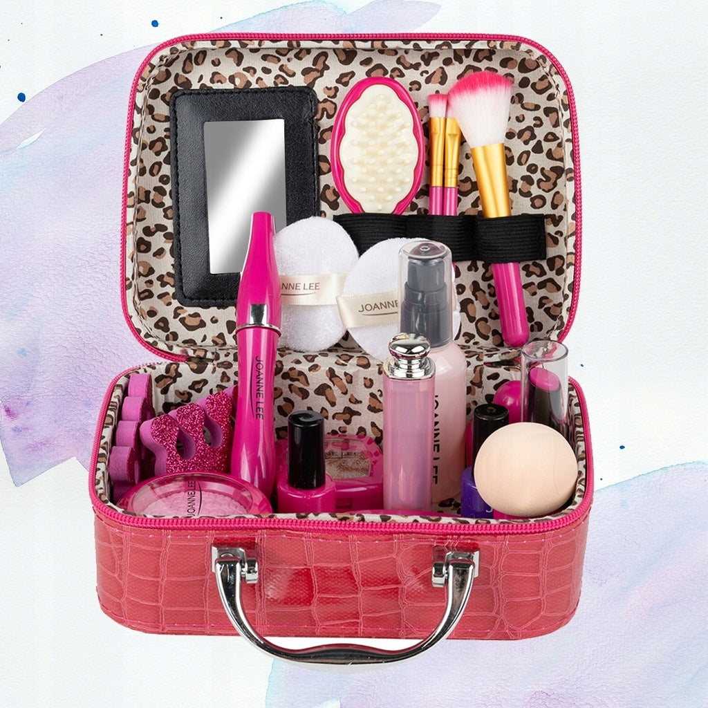 Zestaw Kosmetyków do Malowania Manicure Makijażu Makeup dla Dzieci Kuferek