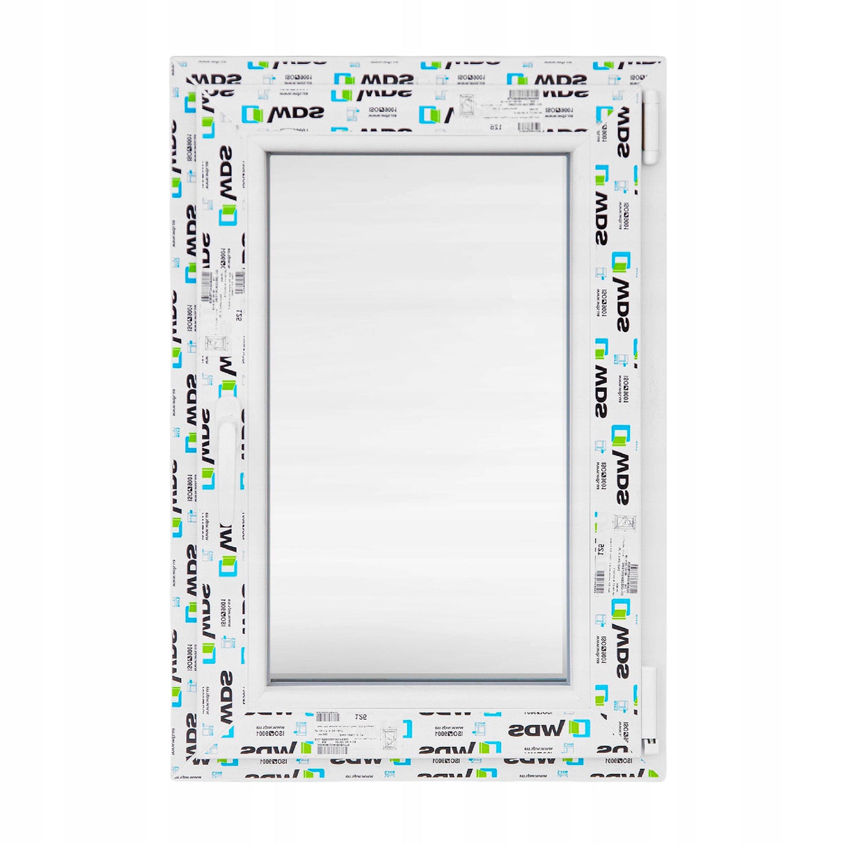Okno PCV Plastikowe Typowe 2 Szybowe Białe Od Ręki 565 x 1135 SzczelneABIKO