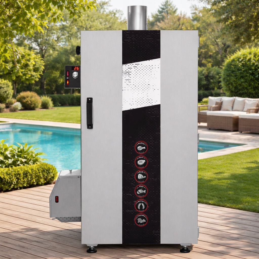 Wędzarnia Domowa Elektryczna Generator Dymu BBQ Smoker Stal Nierdzewna 150L