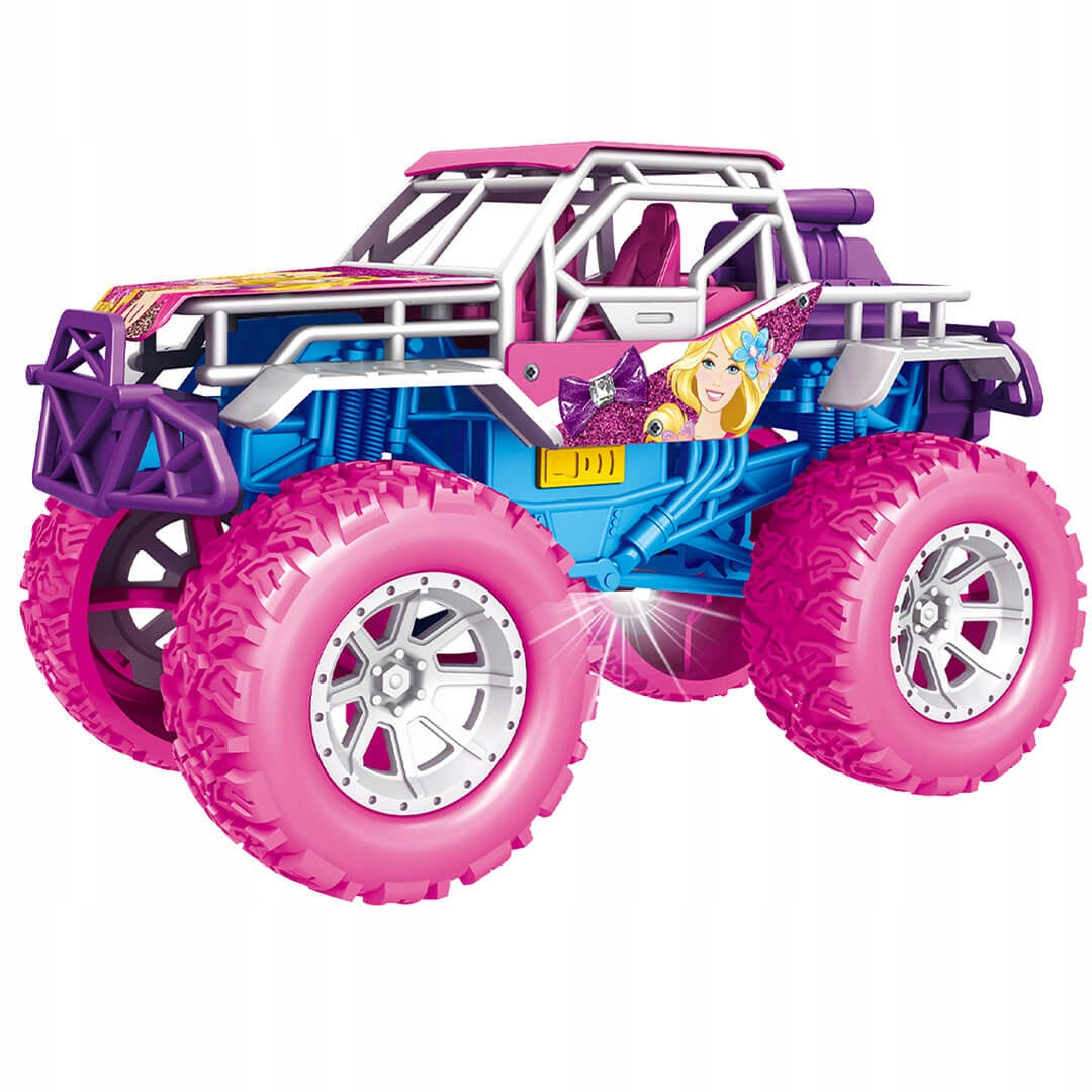 Auto Samochód Terenówka Offroad Światło Dźwięki 4x4 Różowy dla Dziewczynki