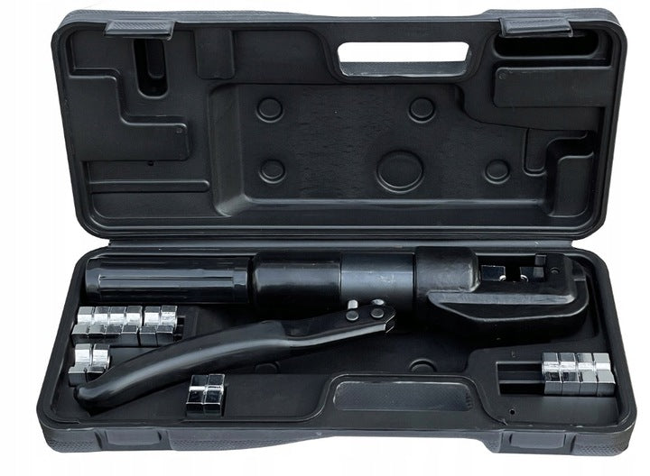 Zaciskarka Praska Hydrauliczna Plus Wymienne Matryce 7 Szt. MOCNA 4-70 MM