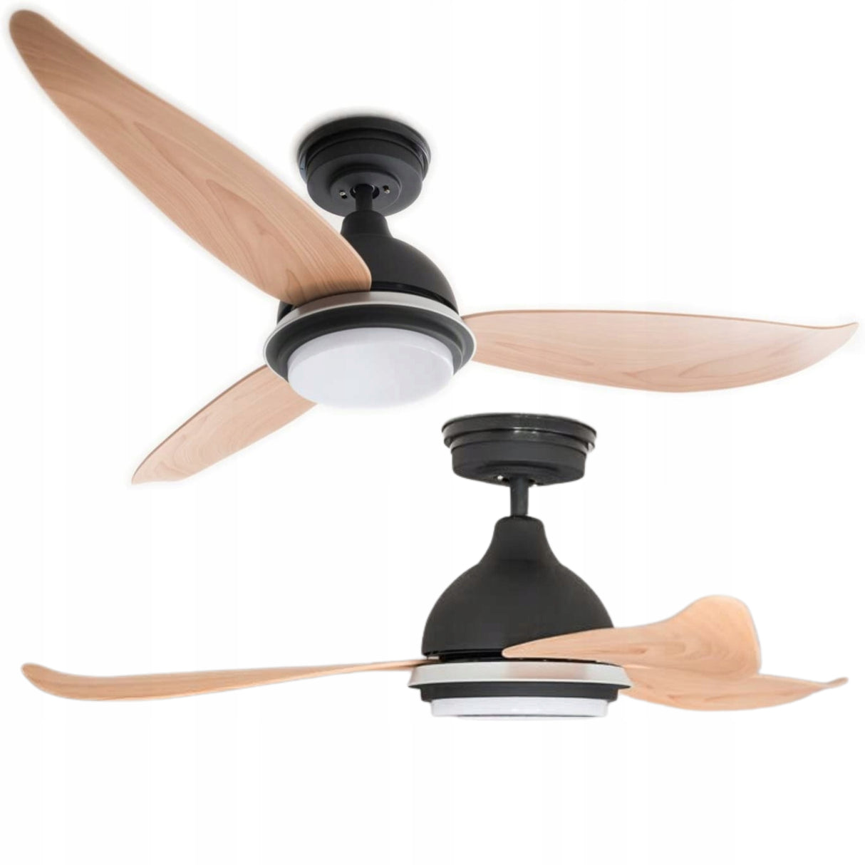 Wentylator Sufitowy Poves Bayu 122 cm Z Oświetleniem Pilot 27W A+