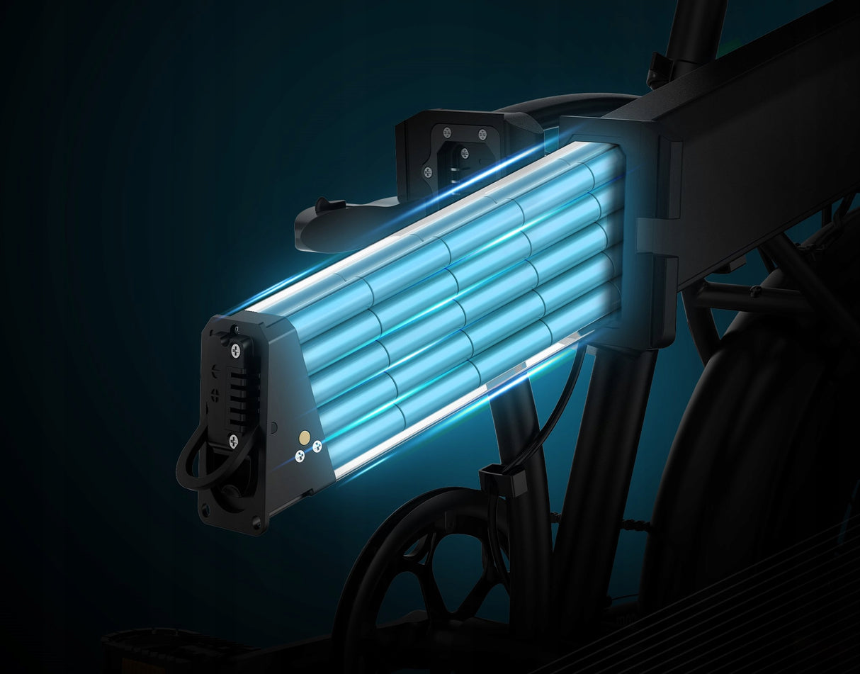 Rower Elektryczny Miejski Koło 20" Cali 25km/h 250W 13Ah Pomarańczowy