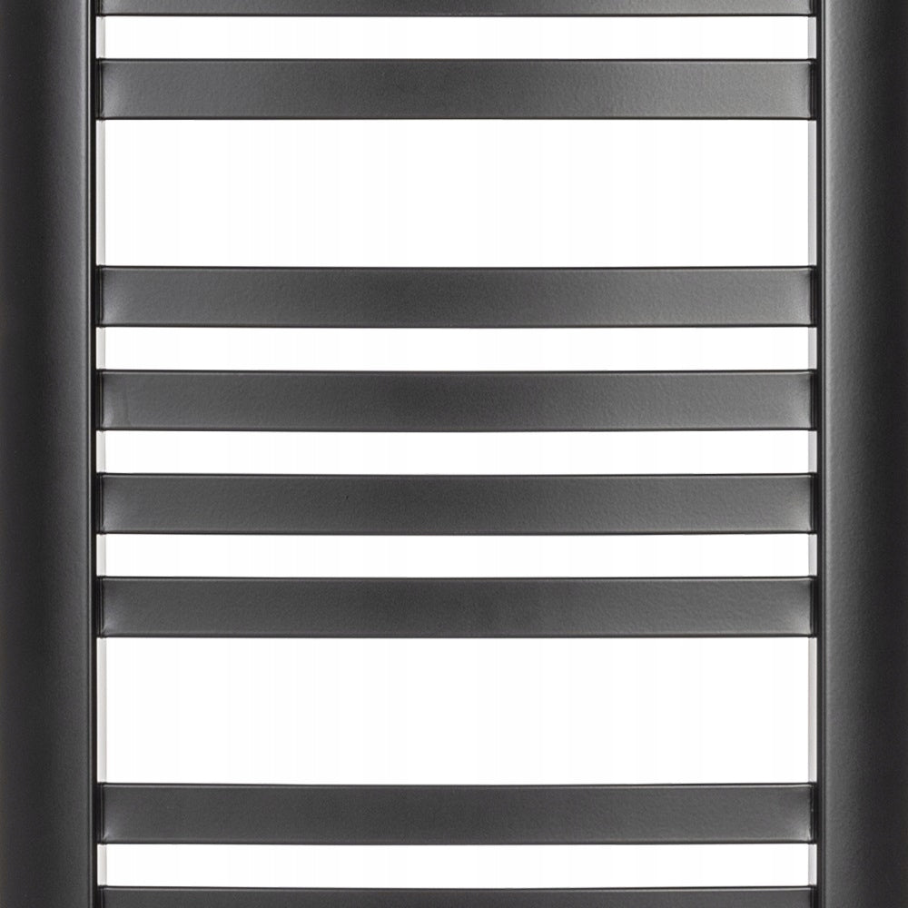 Grzejnik Drabinka Łazienkowy Dekoracyjny Wodny Mat 57x115 cm 556W Czarny