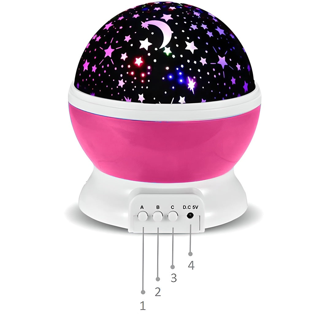 Lampka Nocna Projektor Gwiazd Nieba Rzutnik 2w1 XL! Super Prezent Na Święta