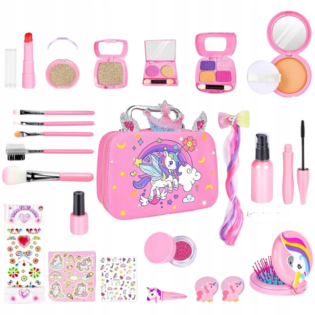 Kuferek do Kosmetyków do Makijażu Makeup Cienie na Prezent dla Dziewczynki