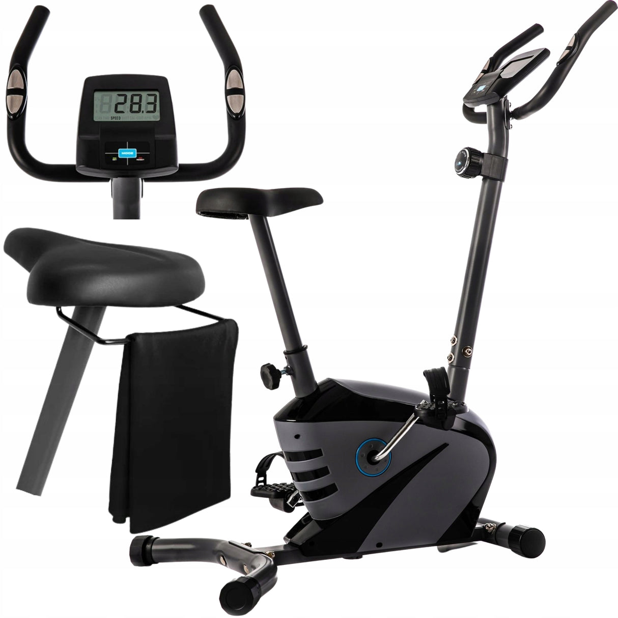 Rower Stacjonarny Treningowy Magnetyczny Domowy LCD Rowerek do Ćwiczeń