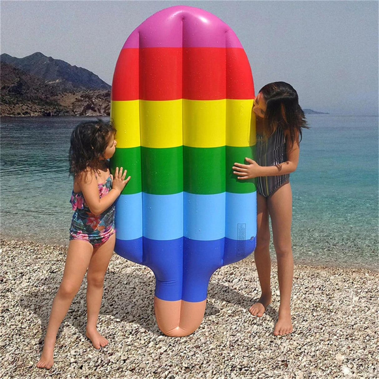 Lód na Patyku Dmuchany Pływak Wodny Nadmuchiwany Plażowy 168 x 56 cm