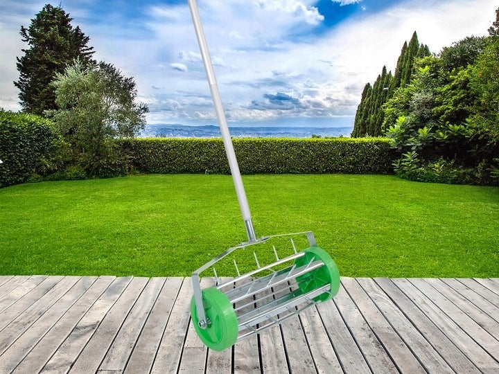 AERATOR WERTYKULATOR DO TRAWY OGRODU Z KOLCAMI 43 cm