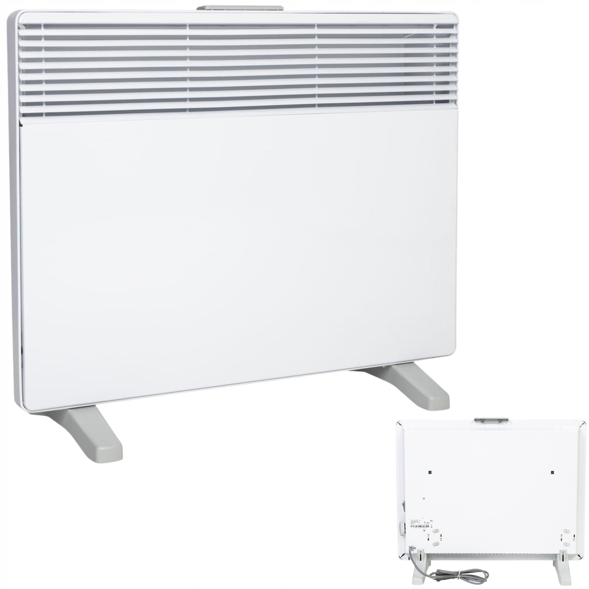 Grzejnik Energooszczędny Konwektorowy Przenośny Biały 1500 W Elektryczny