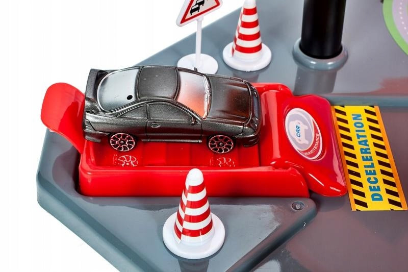 Parking dla Samochodów Garaż 4 Auta Zjeżdżalnia 4 Piętrowa Tor Wyścigowy