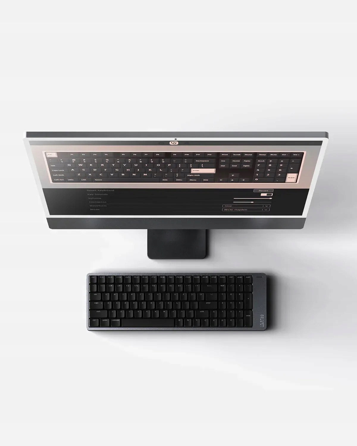 Klawiatura Mechaniczna Niskoprofilowa Lofree Flow 2 84 Czarna QWERTY