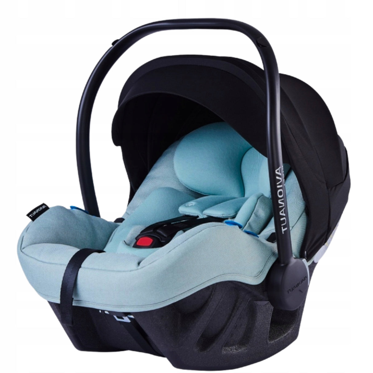 Fotelik Samochodowy Przenośny Błękit 0-13 KG POVES Nosidełko dla Niemowlaka