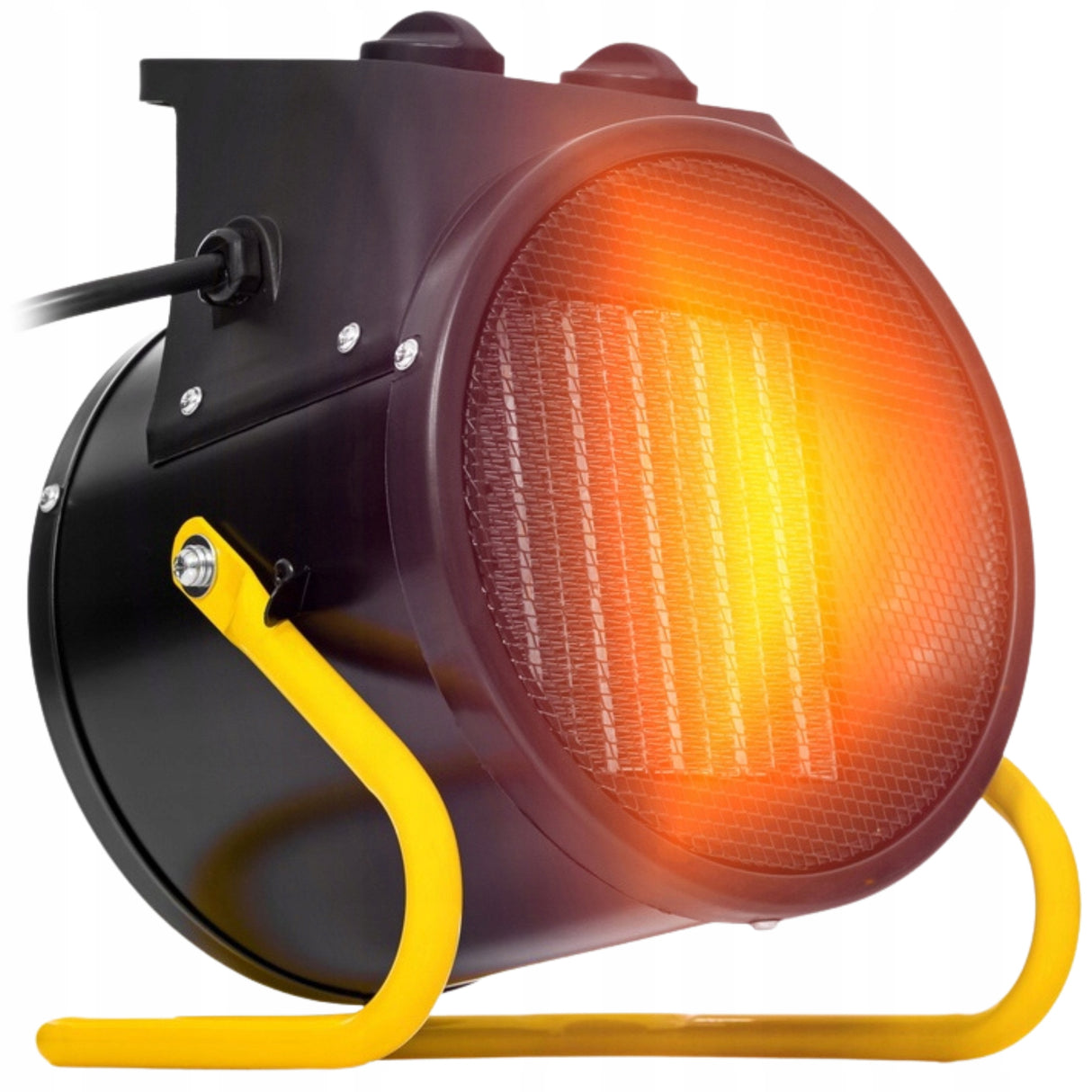 Grzejnik Elektryczny Farelka Dmuchawa Nagrzewnica Termostat 3000W Czarna