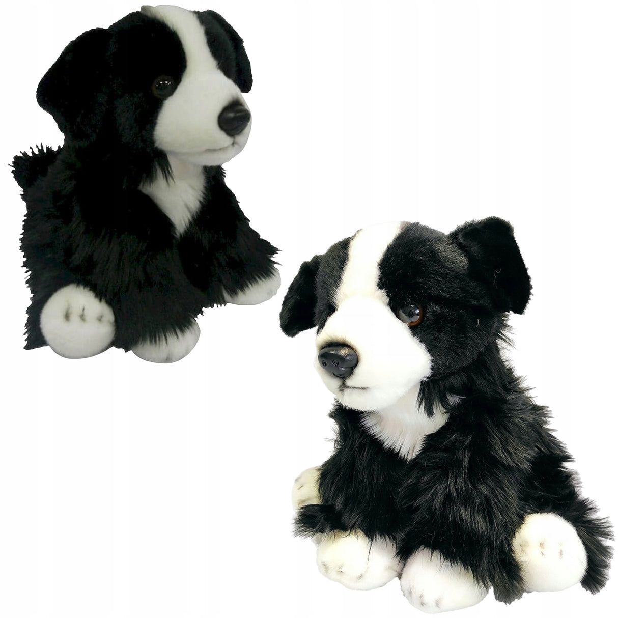 Maskotka Pluszak Piesek Border Collie Pies na Prezent Czarno-Biały 26 cm