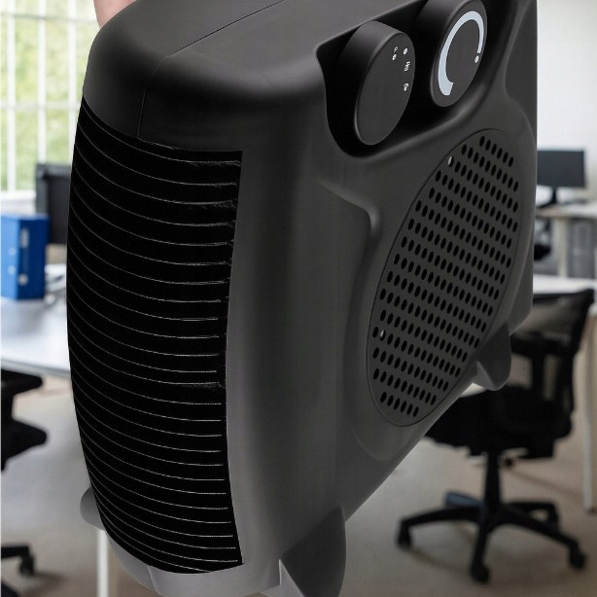 Termowentylator Grzejnik Elektryczny Farelka z Termostatem 2000 W 3 Poziomy