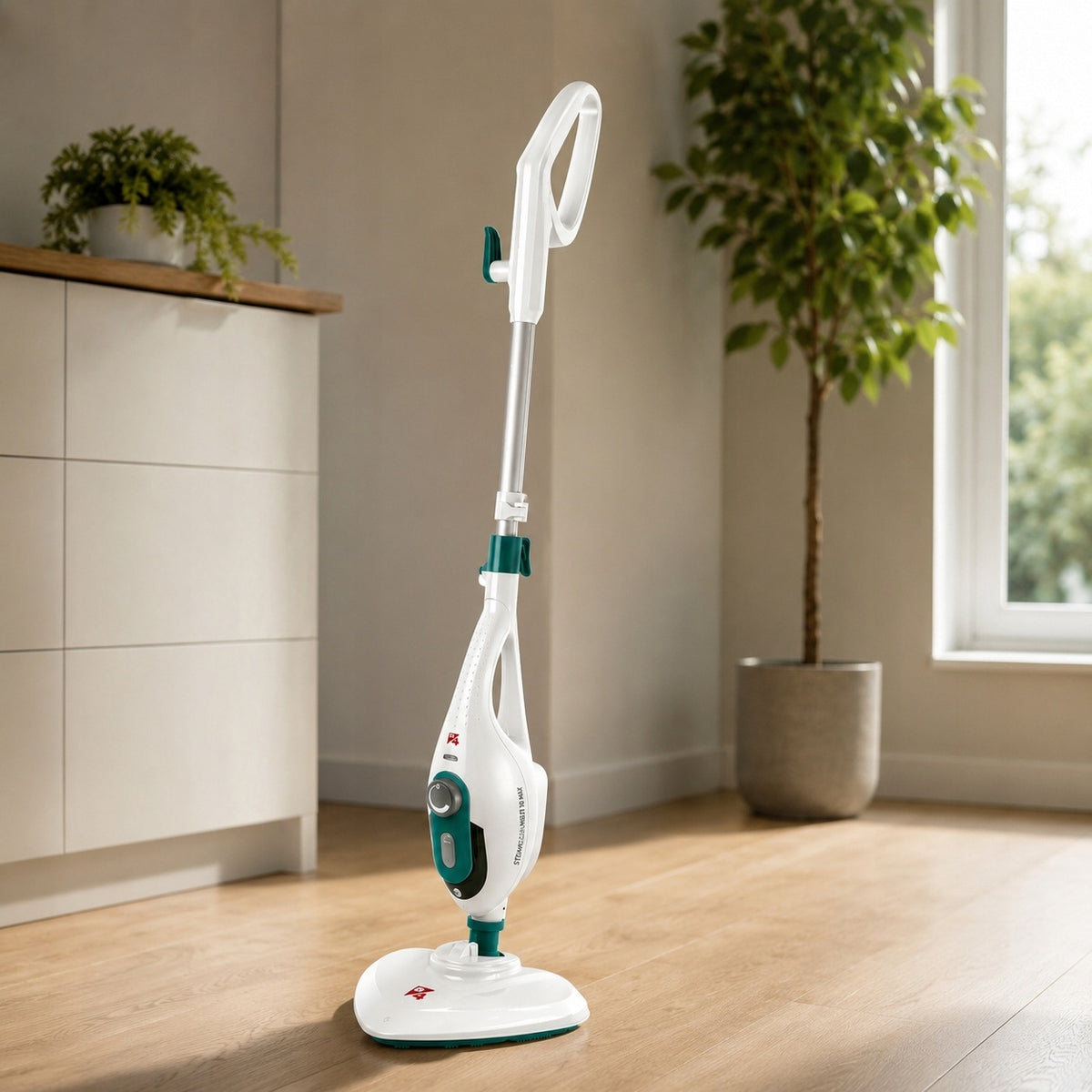 Mop Parowy Biały/Czarny 380 ml Di4 Multi10 Max Biały 10w1 1500W 380 ml
