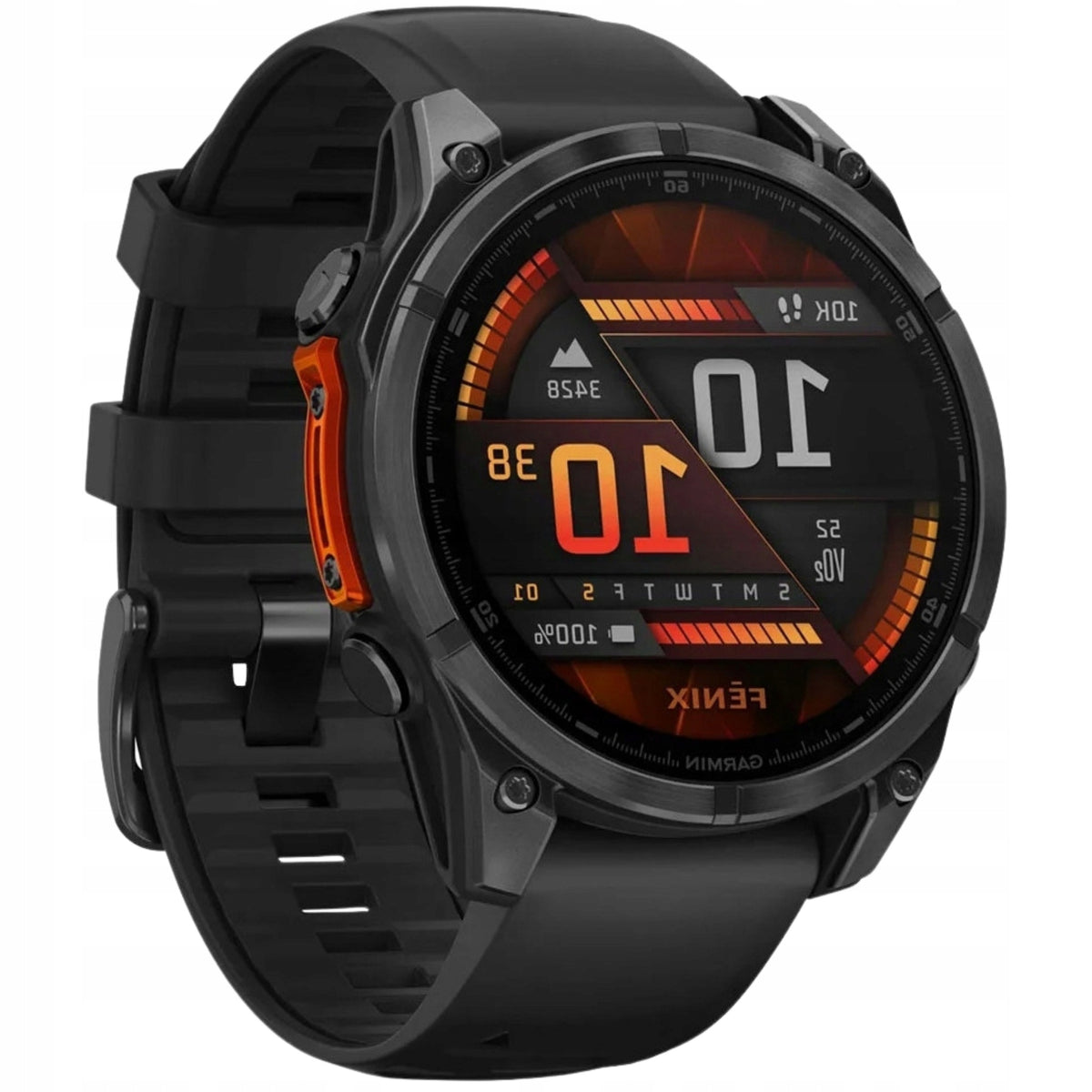 Smartwatch Garmin Fenix 8 47mm AMOLED Czarny Stainless Steel Multisportowy