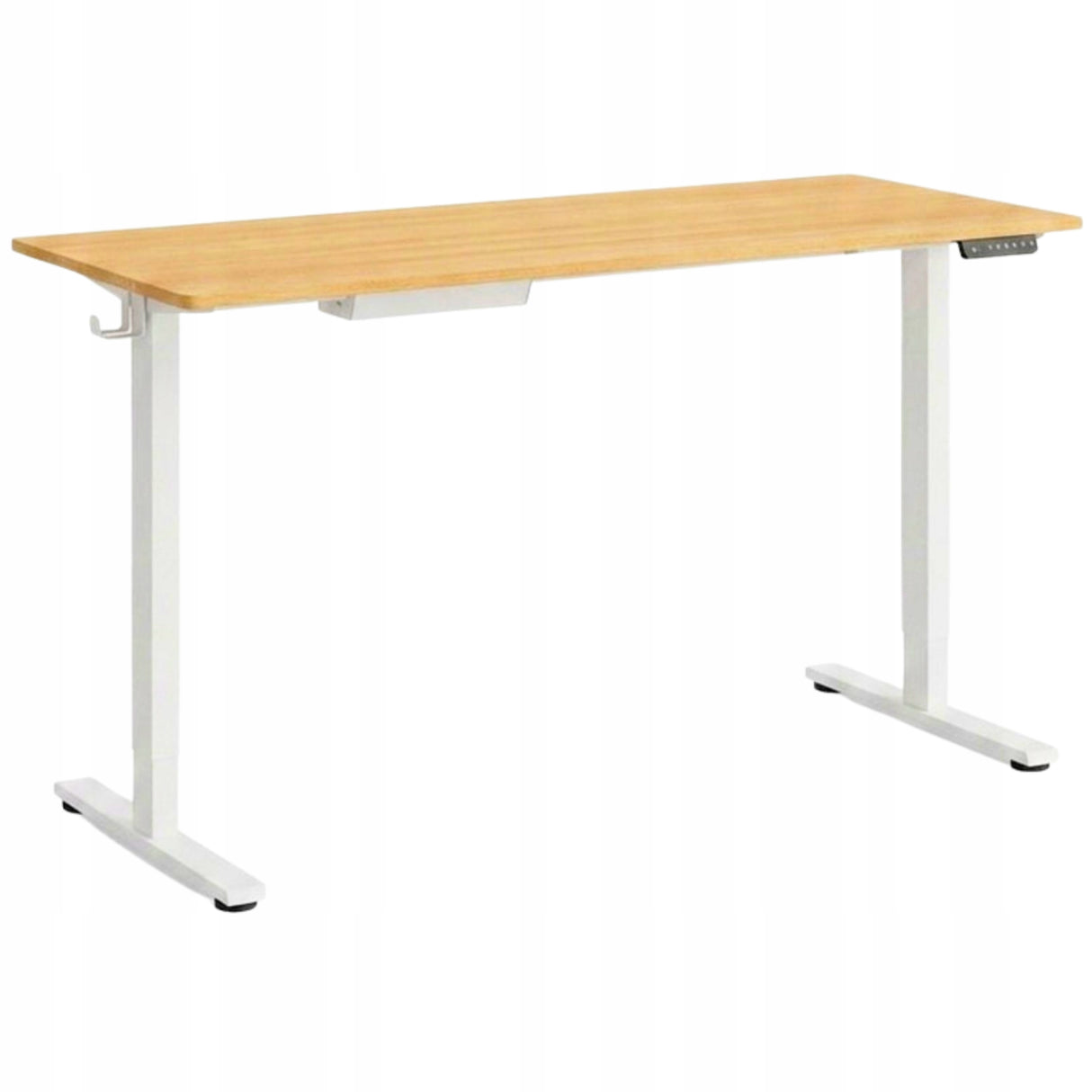 Stół z Regulacją Wysokości EB1M-1106-EU Biały/Klonowy 110 x 60 cm do 60 KG