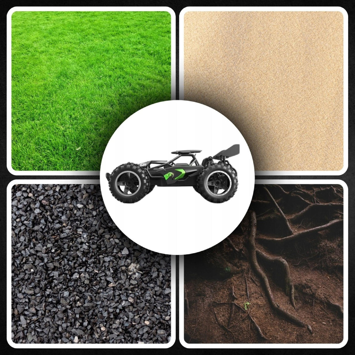 Samochód na Pilota Zdalnie Sterowany Monster Wytrzymały Drift Auto Duży RC