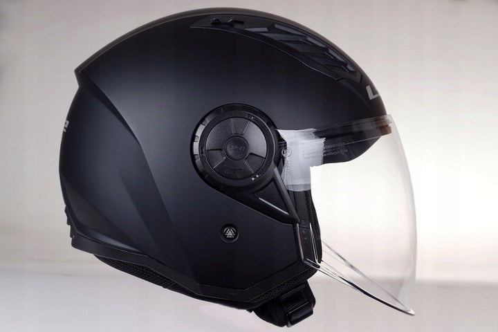 Kask Motocyklowy Otwarty LS2 AIRFLOW II Kask Solid Black Mat XL