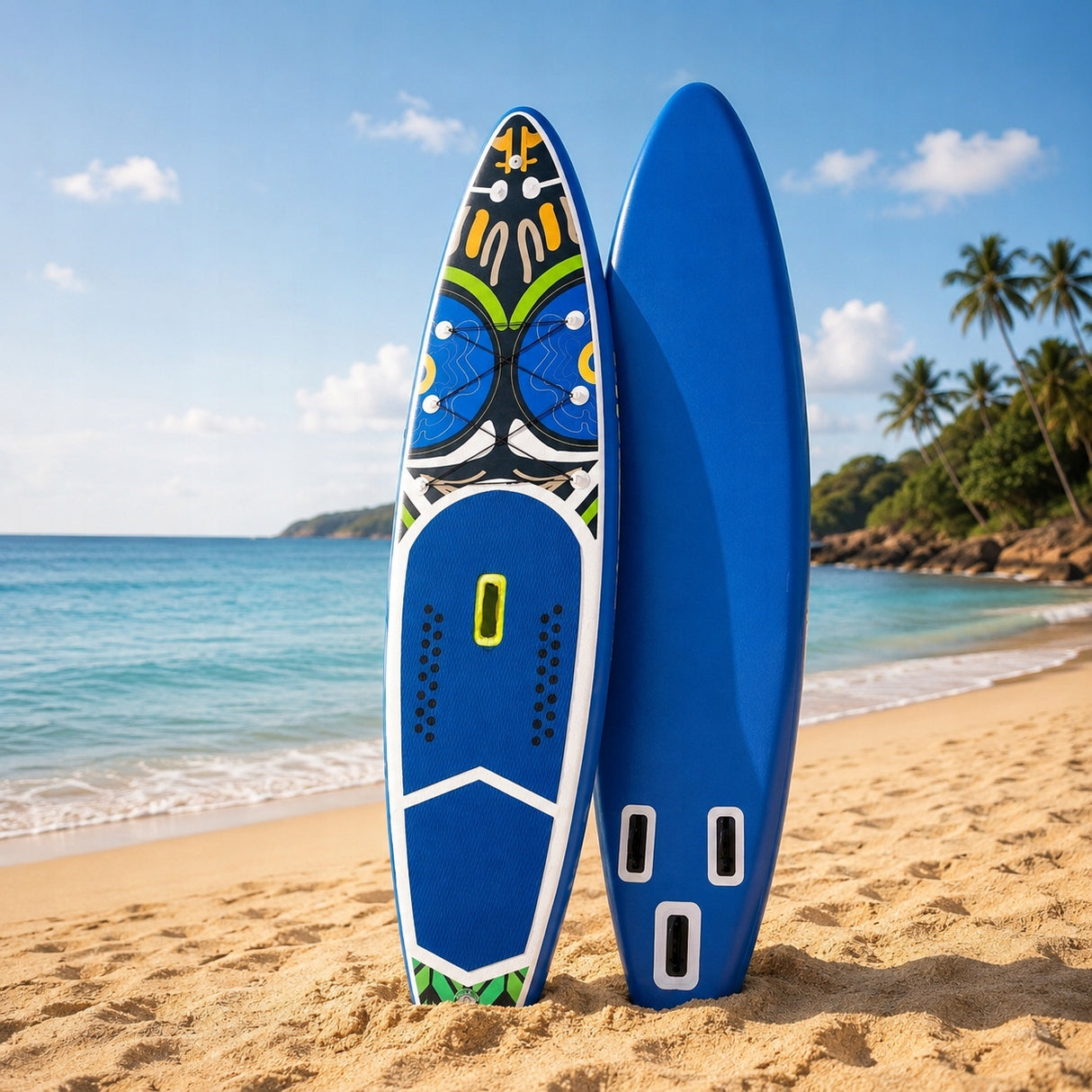 Deska Wiosłowa Nadmuchiwana Paddle Board z Akcesoriami Niebieska do 150 Kg