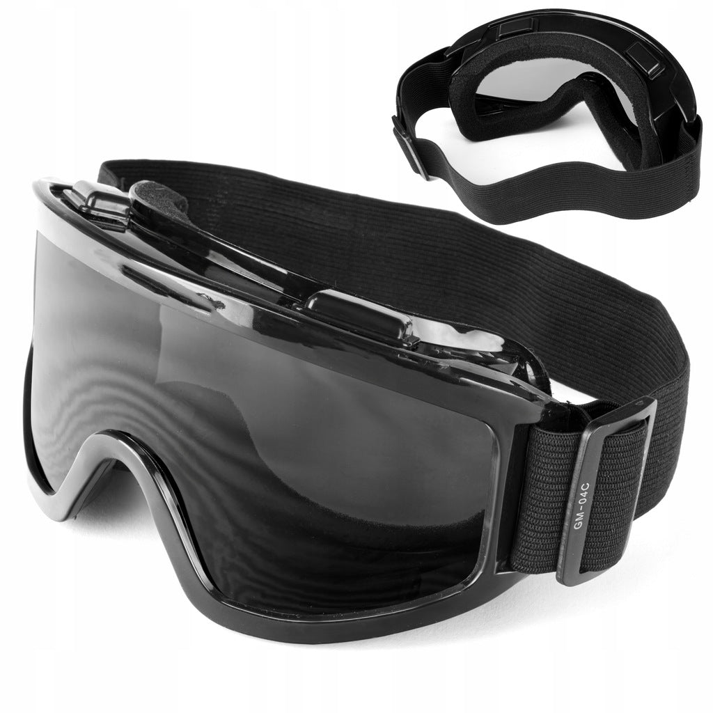 Kask Motocyklowy Cross Cup/Two + Gogle, Kominiarka, Niebieski XS